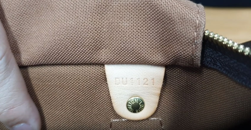 Date Code, Real Louis Vuitton Speedy Bandouliere