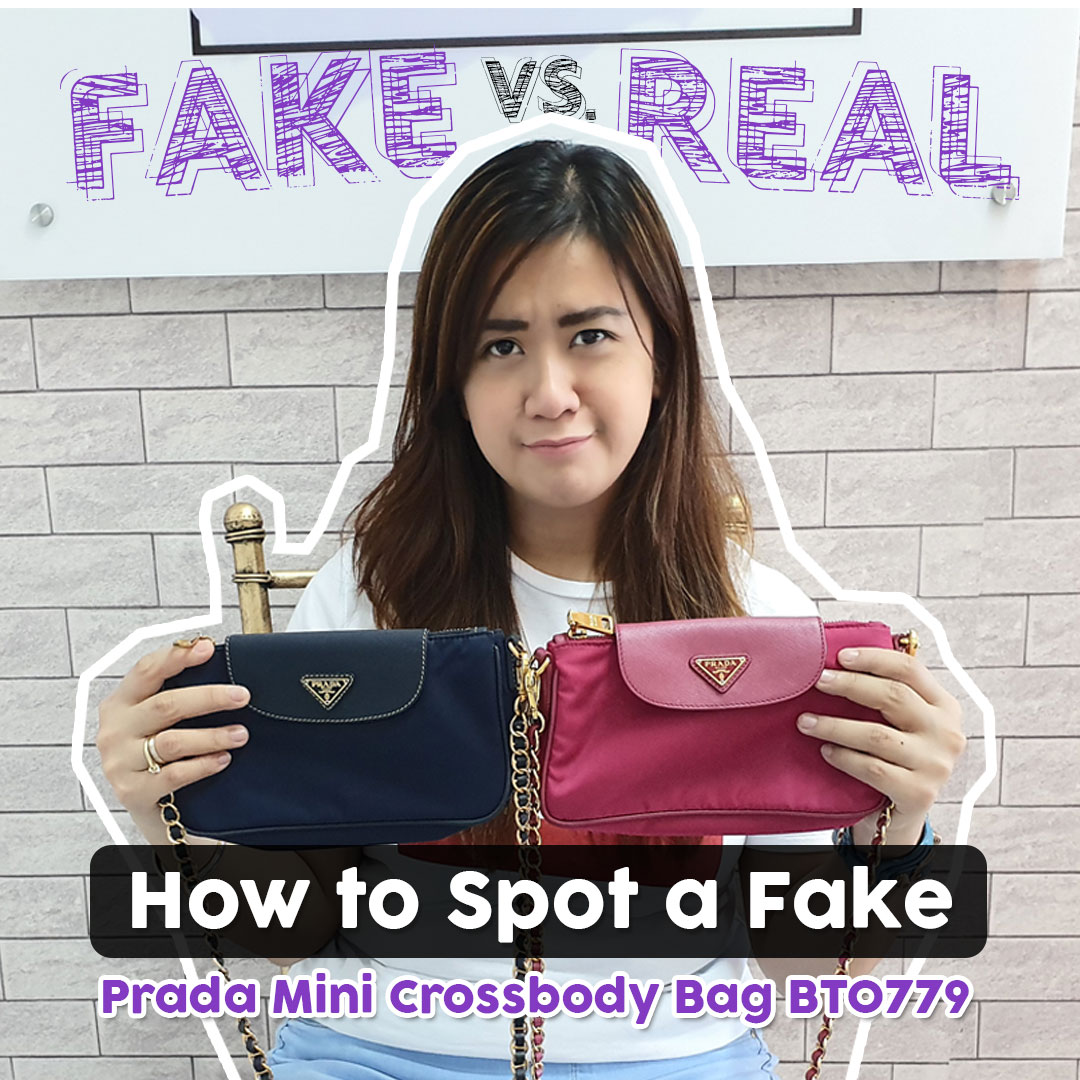 how to spot a fake prada handbag