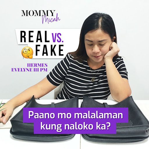 how to tell real vs fake hermes evelyne