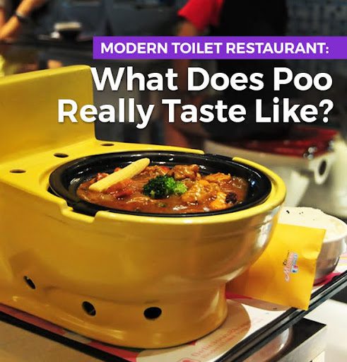 modern toilet restaurant what does poo really taste like