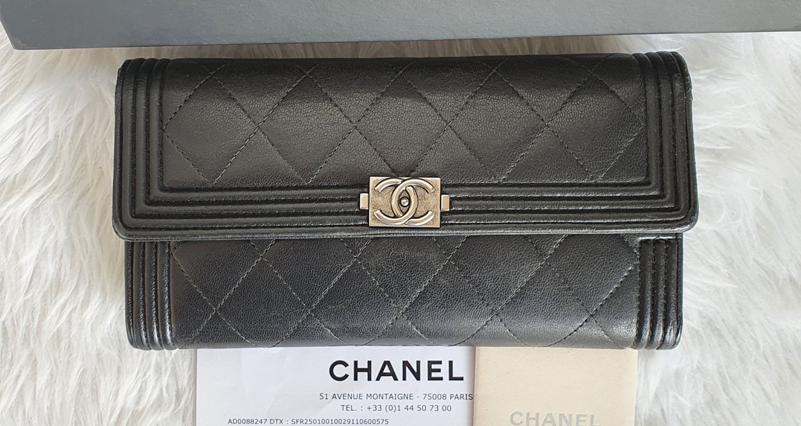 Chanel Long Wallet Lambskin (13) | Mommy Micah - Luxury Bags Trusted ...
