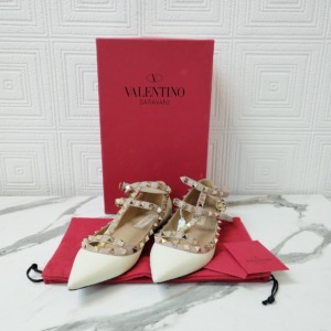 Valentino Ballerina Off White Flat Shoes