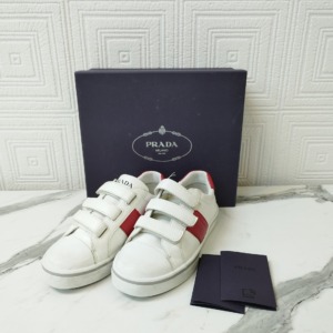 Prada White/ Red Sneakers Baby Shoes