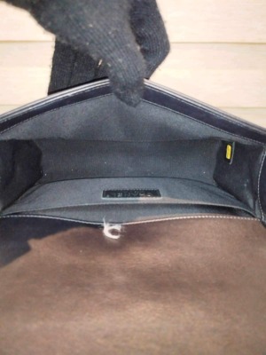 Chanel Le Boy Black Old Medium Ruthenium Hardware Series 20