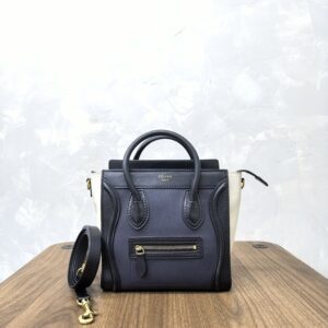 Home celine nano luggage tricolor