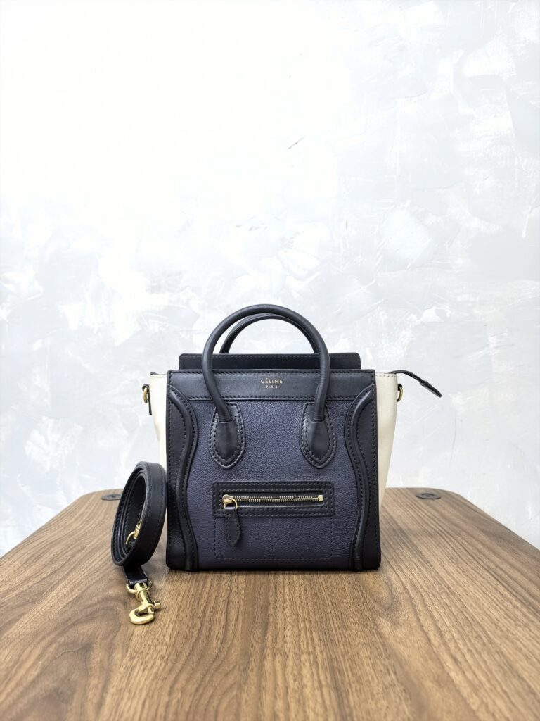 celine nano luggage tricolor