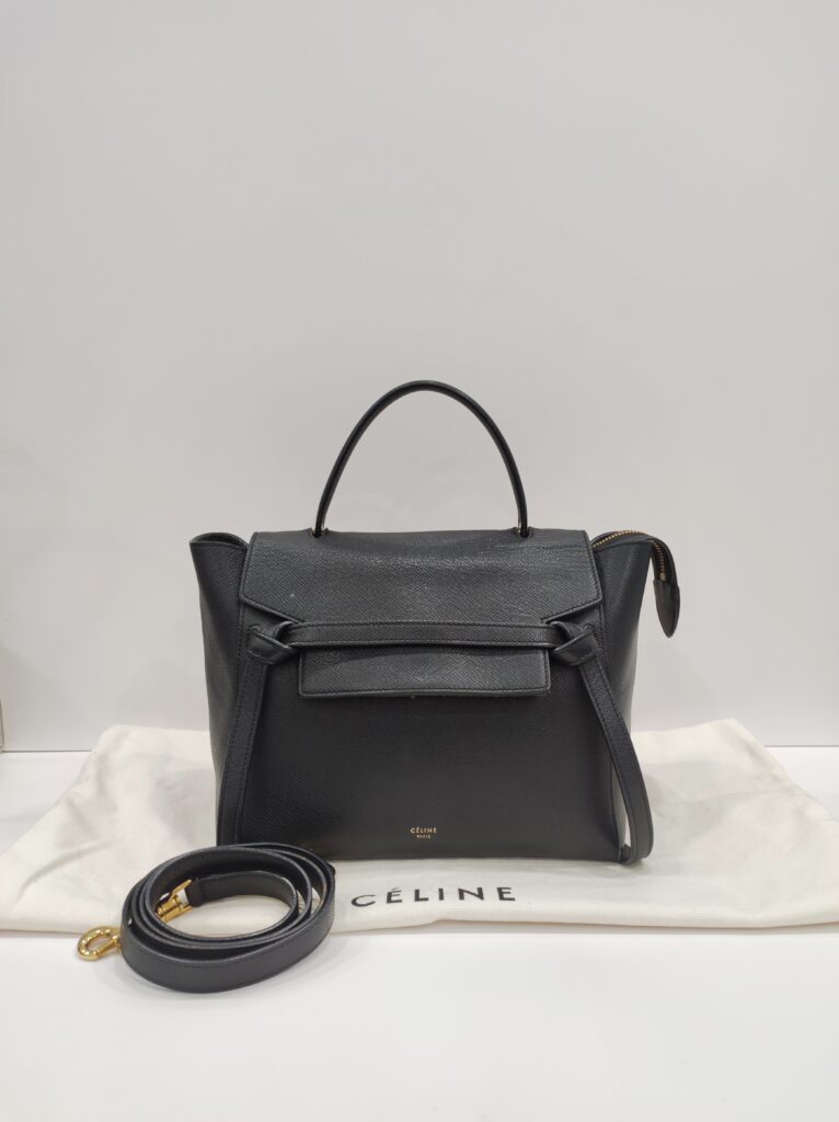 celine micro belt bag black