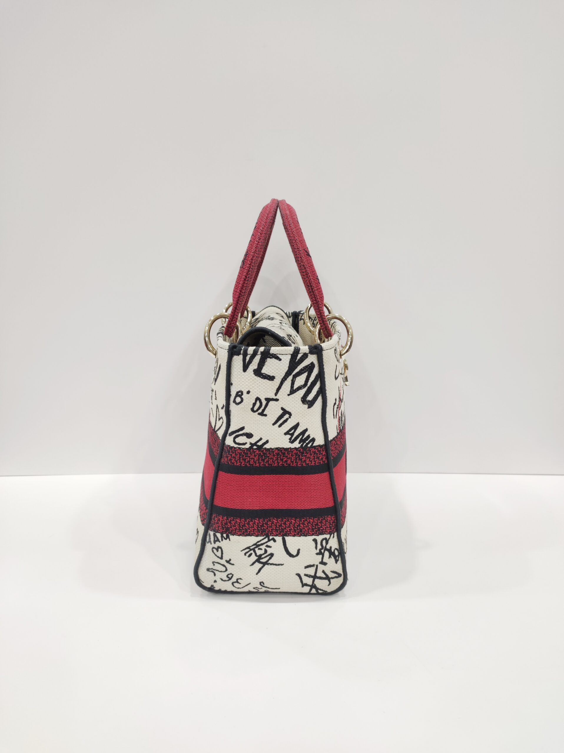 christian dior lady d lite graffiti amour medium canvas christian dior lady d lite graffiti amour medium canvas