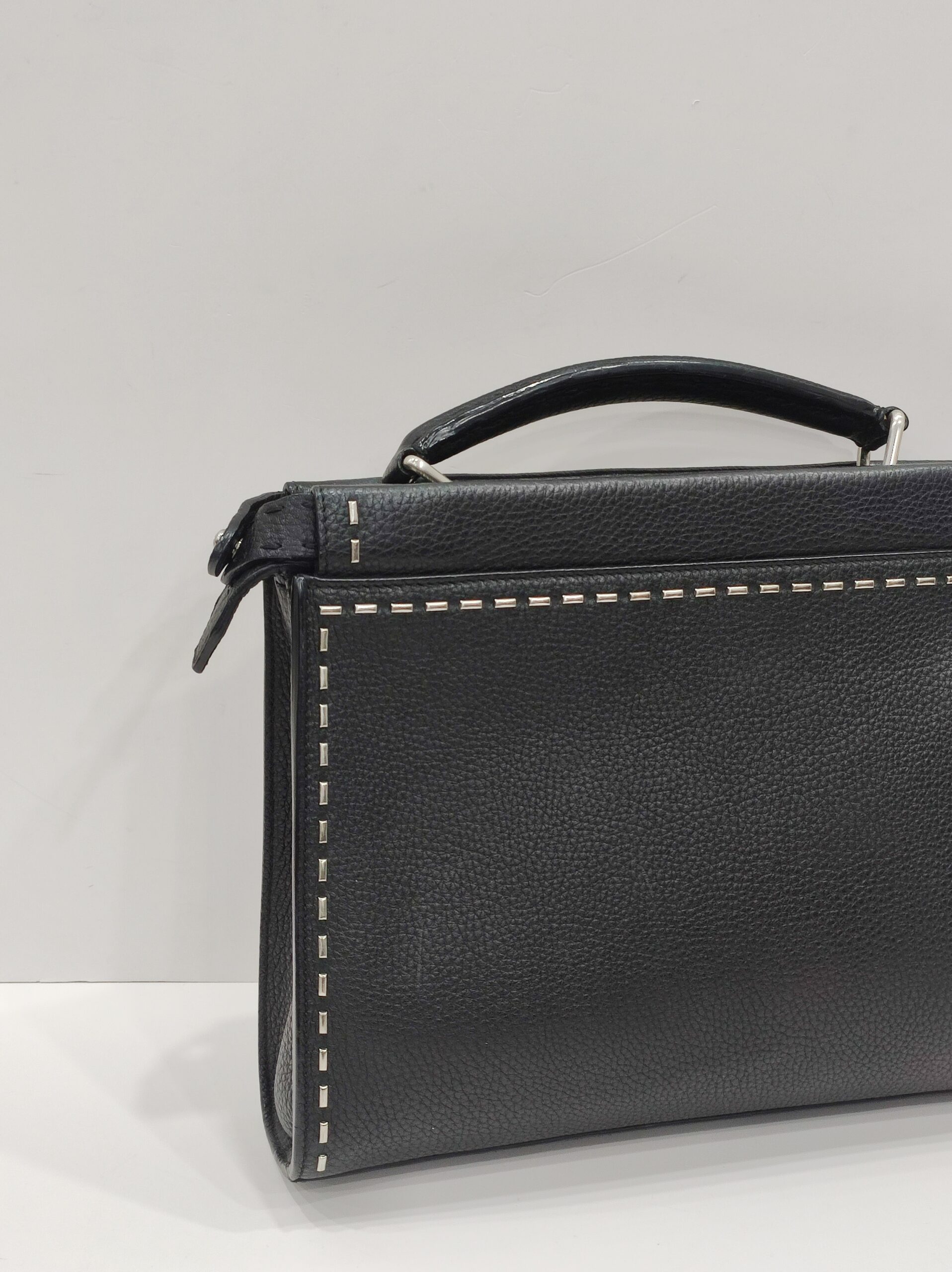 fendi peekaboo black selleria fendi peekaboo black selleria