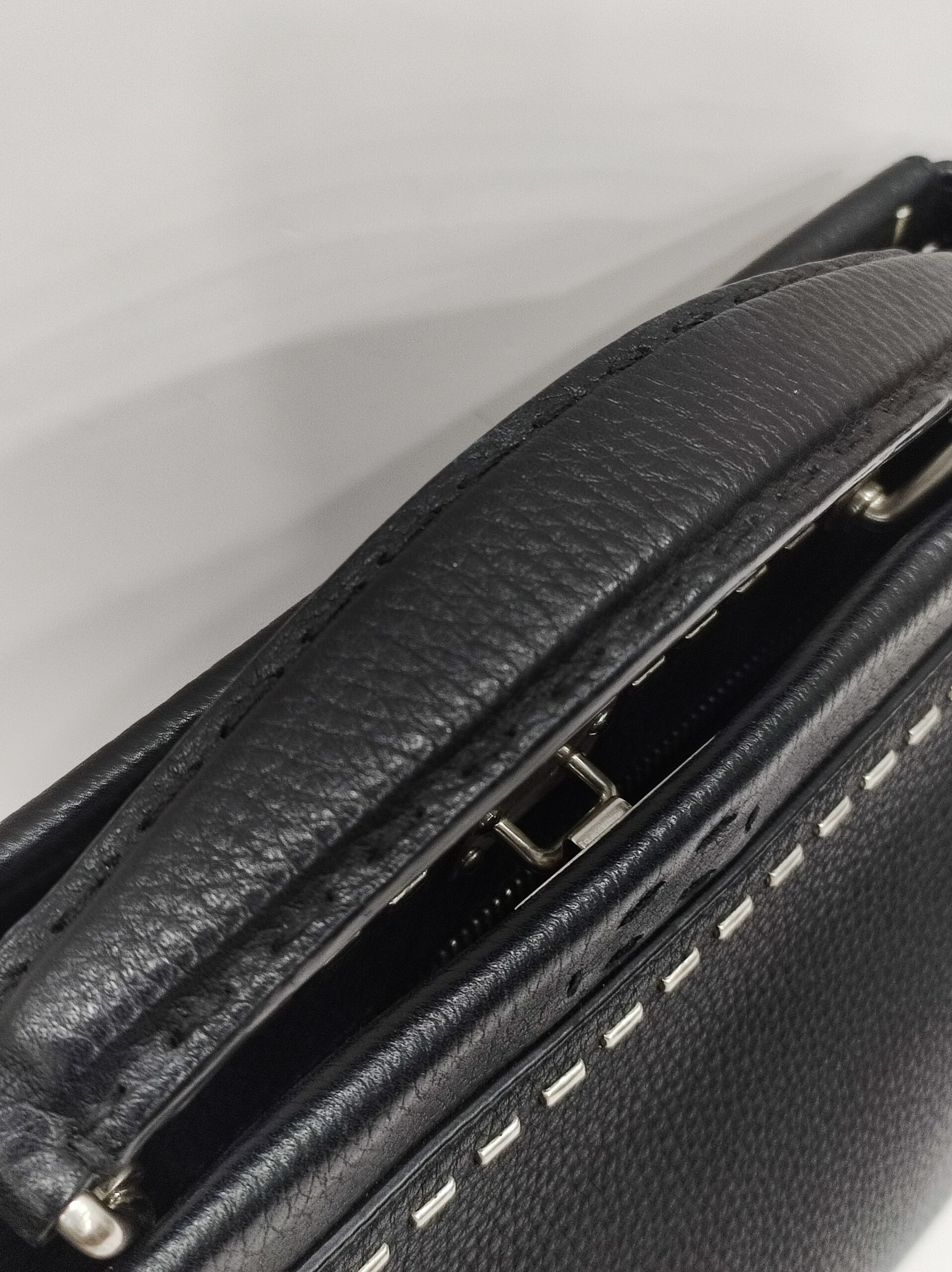 fendi peekaboo black selleria fendi peekaboo black selleria