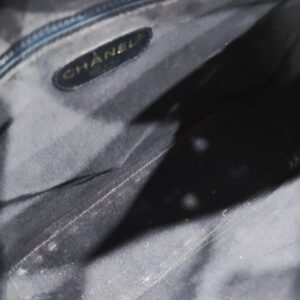 chanel black triple cc long chain shoulder bag ghw series 4