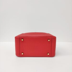 kept unused hermes mini lindy red stamp d