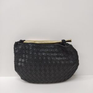 bottega veneta sardine top handle black ghw