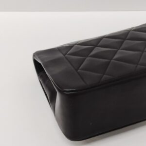 chanel vintage diana black ghw series 2