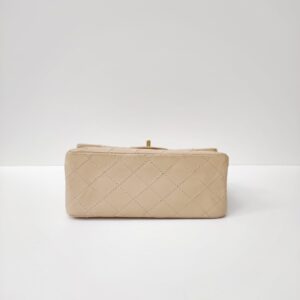 chanel re issue mini beige ghw