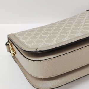 gucci 1955 horsebit medium monogram beige