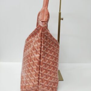 goyard boheme hobo bag pearl coral goyardine canvas