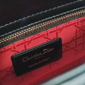 lady dior small black ghw
