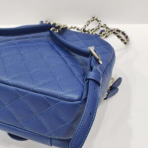 chanel royal blue cc day backpack series 26 ghw
