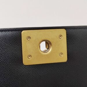 chanel leboy old medium caviar black ghw microchipped