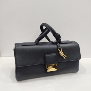 bottega veneta navy blue cassette intrecciato puddle shoulder bag