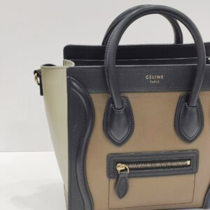 celine nano luggage tricolor