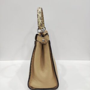 fendi peekaboo beige selleria leather
