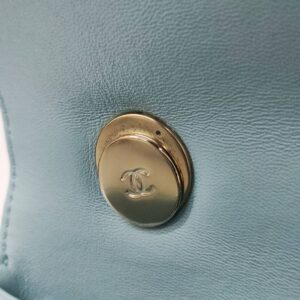 new kept unused chanel trendy cc tiffany blue lghw series 29