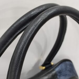 lv vavin monogram brown/black/blue handbag