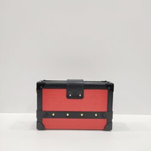 lv petite malle red epi leather ghw