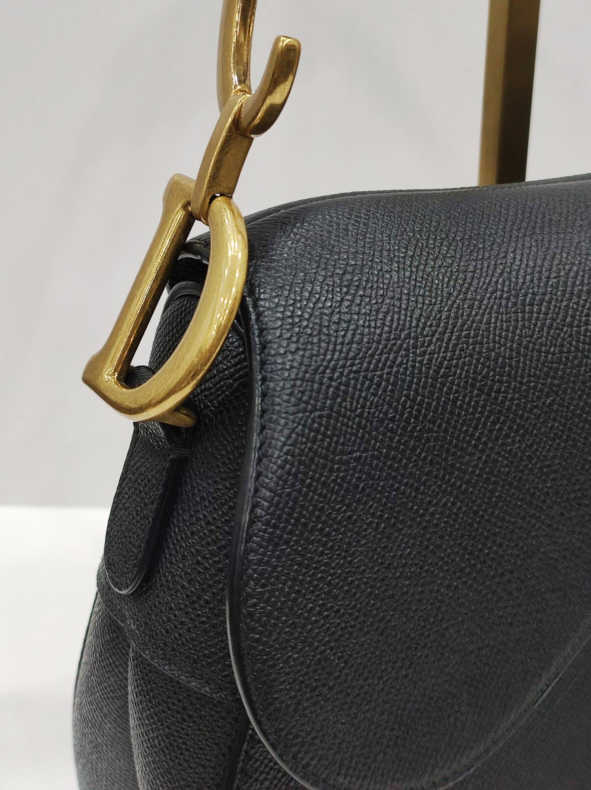 christian dior saddle black medium ghw christian dior saddle black medium ghw