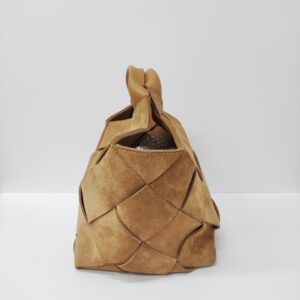 loewe suede woven basket bag tan ghw