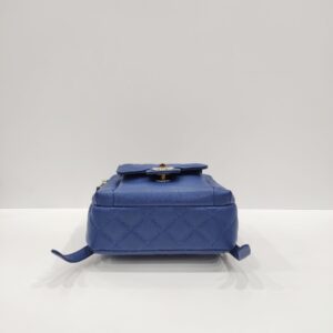 chanel royal blue cc day backpack series 26 ghw