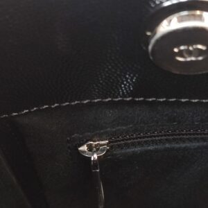 chanel small deauville caviar black shw series 25