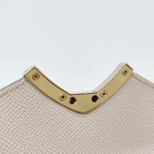 moynat gabrielle leather bag nano carat beige ghw