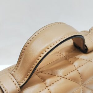 gucci gg marmont top handle bag beige small