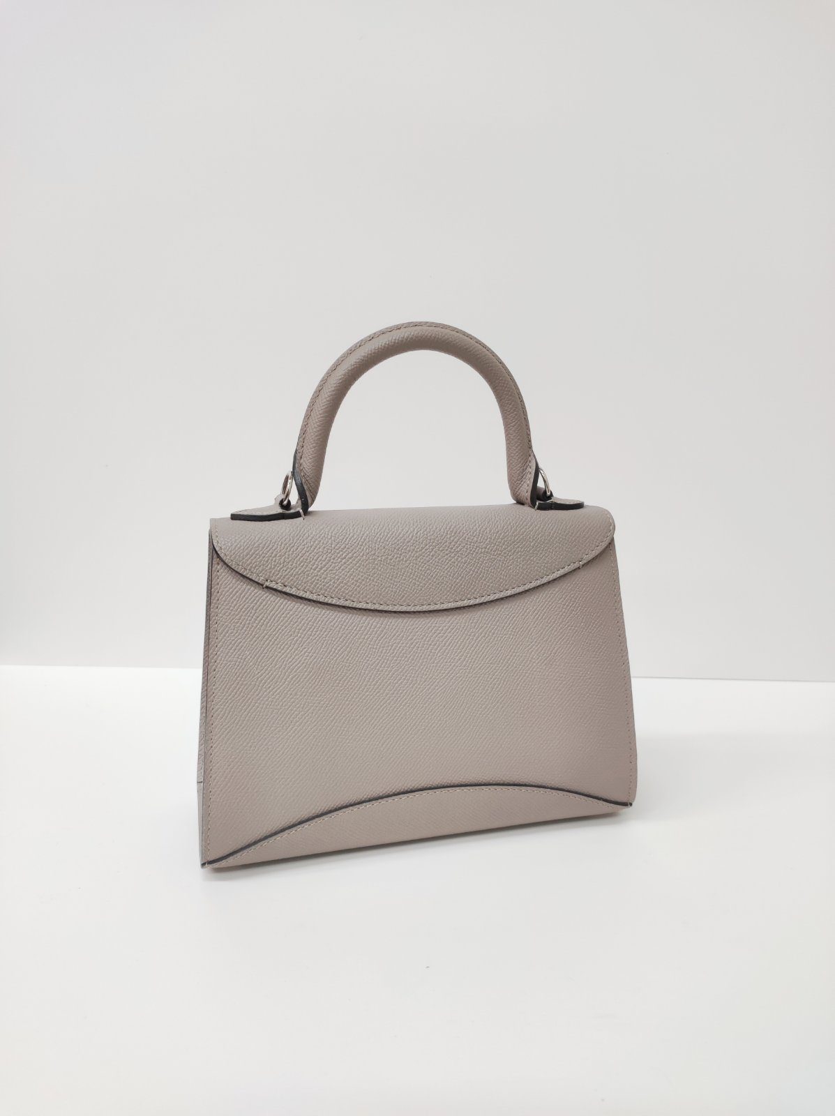 moynat mini gabrielle gray grained calfskin shw moynat mini gabrielle gray grained calfskin shw