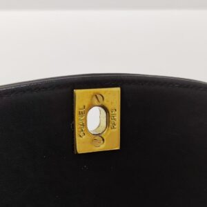 chanel vintage diana black ghw series 2