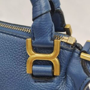 chloe marcie deep blue mini crossbody bag
