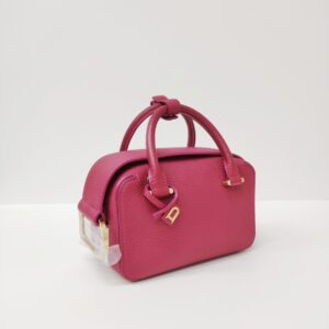 delvaux cool box nano bag dark pink