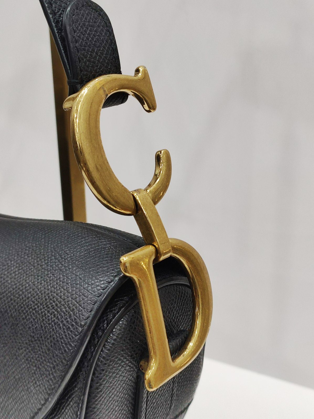 christian dior saddle black medium ghw christian dior saddle black medium ghw