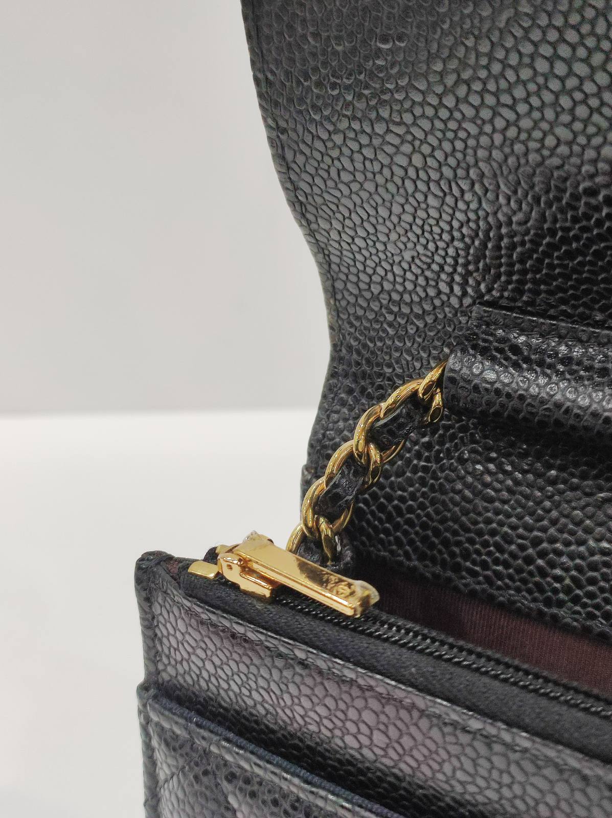 chanel woc black caviar leather ghw chanel woc black caviar leather ghw