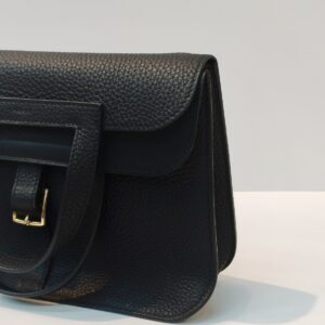 hermes halzan 25 noir ghw stamp u
