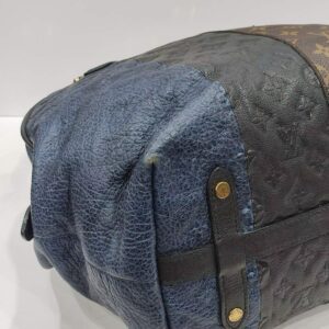 lv vavin monogram brown/black/blue handbag