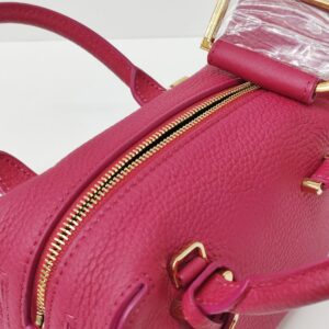 delvaux cool box nano bag dark pink