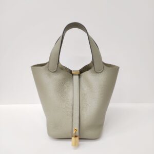 hermes picotin 18 sauge ghw stamp b