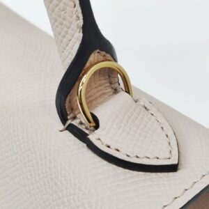 moynat gabrielle leather bag nano carat beige ghw