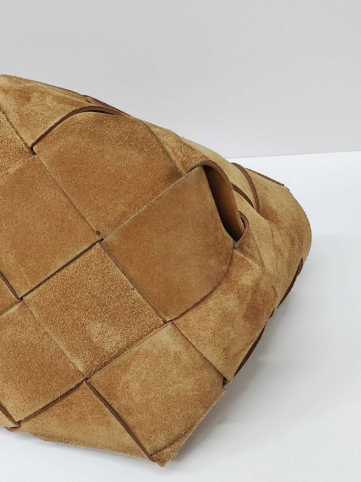 loewe suede woven basket bag tan ghw loewe suede woven basket bag tan ghw