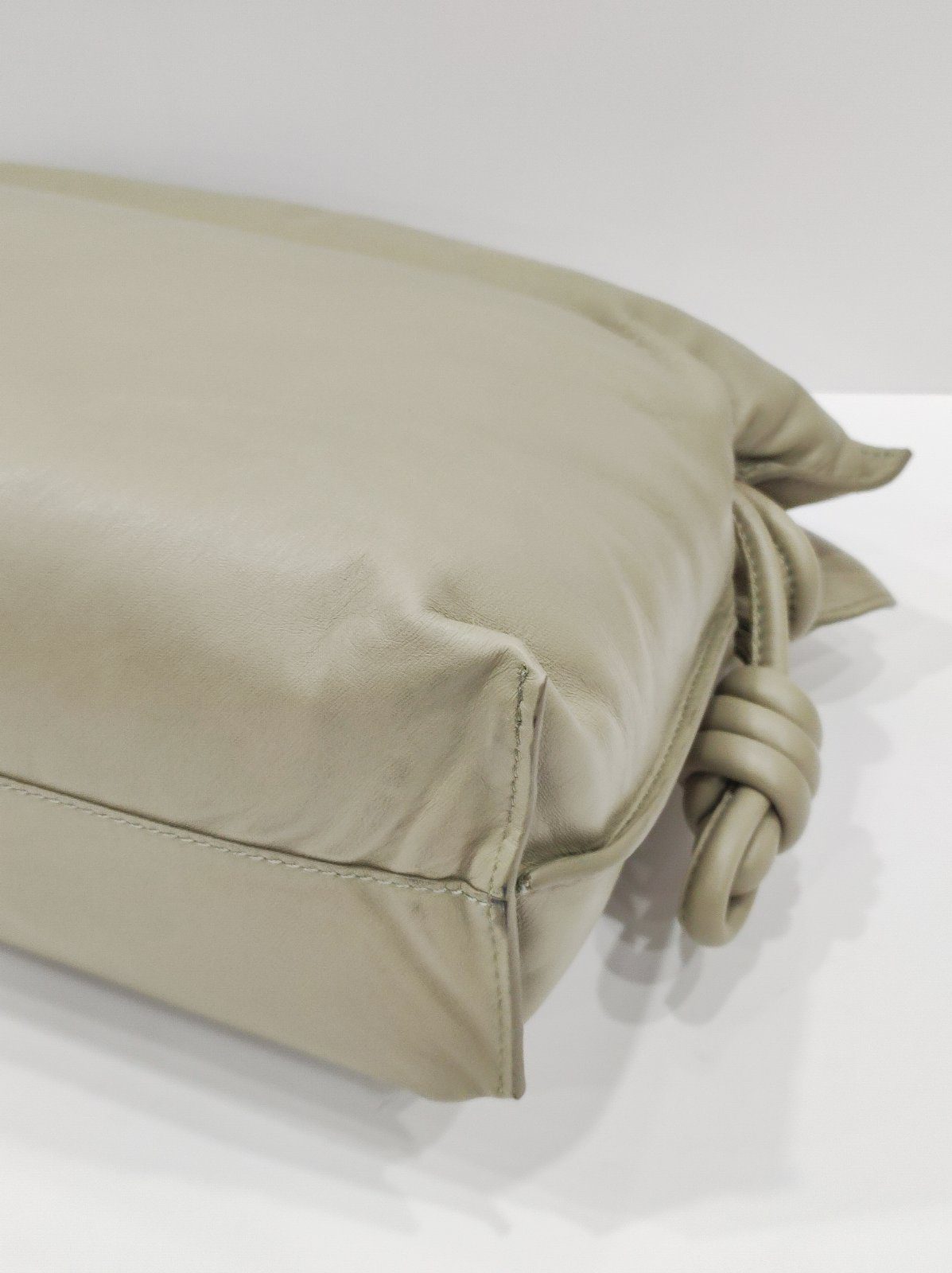 loewe flamenco drawstring puffer olive green loewe flamenco drawstring puffer olive green