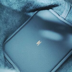 hermes picotin 22 blue jean ghw stamp b